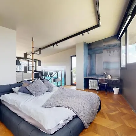 Stylovy Loft S Ohromnou Terasou